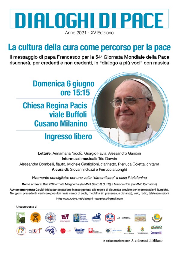 Domenica 6 giugno tornano i "Dialoghi di pace" Domenica 6 giugno tornano i "Dialoghi di pace"