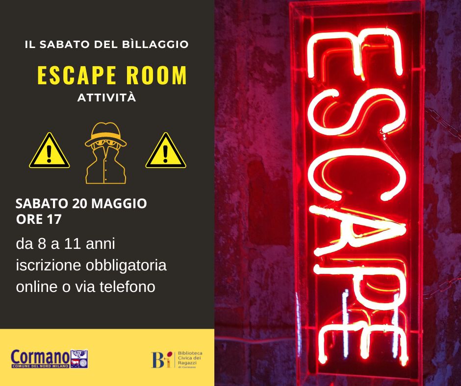 Il Sabato del Bì-llaggio: Escape Room