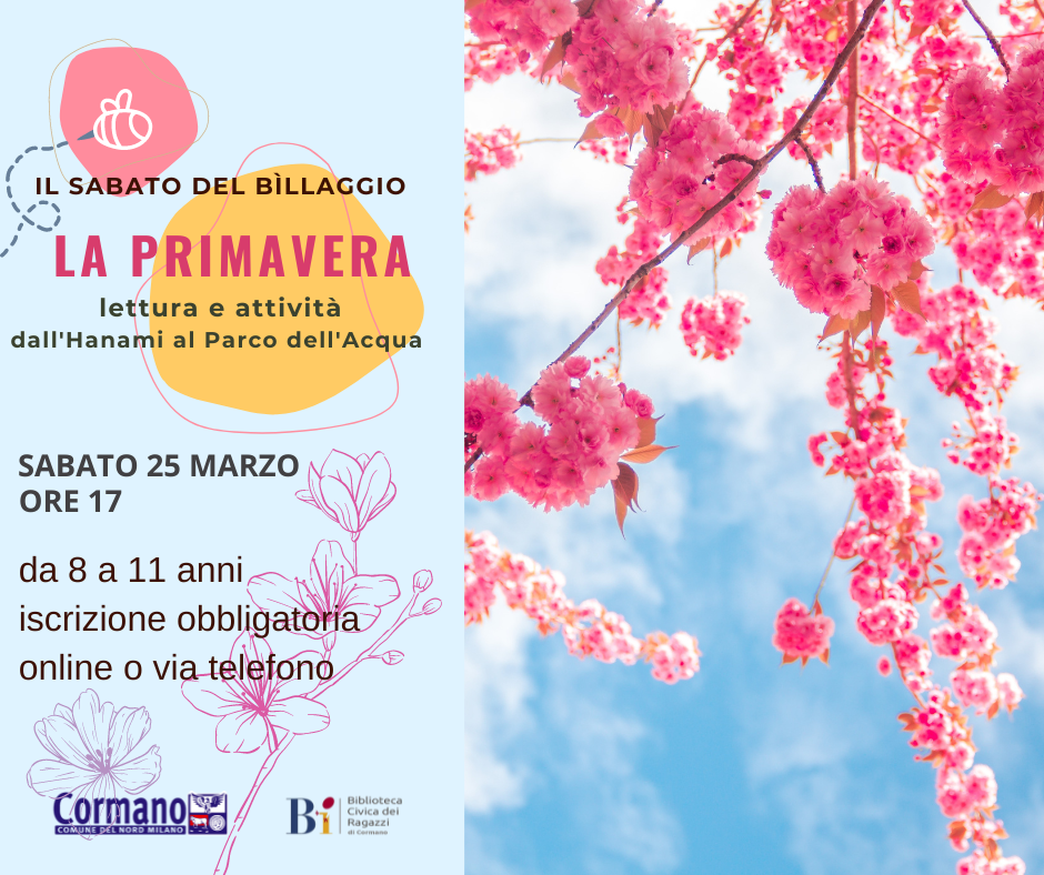 Il sabato del Bì-llaggio: Hanami al parco dell'Acqua