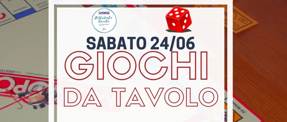 Giochi da tavolo in biblioteca 