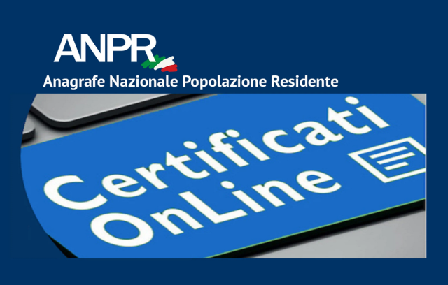 Rilascio certificati elettorali online tramite ANPR - Anagrafe Nazionale Popolazione Residente