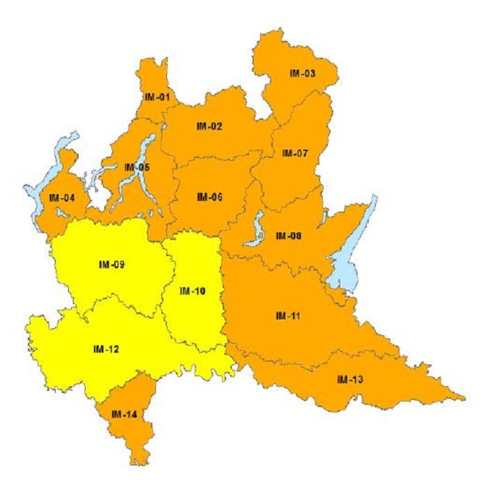 Allerta meteo con codice Arancione per rischio vento forte 