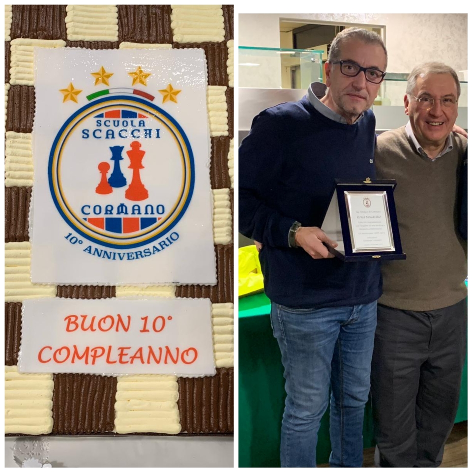 Buon compleanno Scuola Scacchi Cormano!