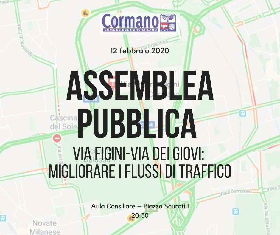 Assemblea pubblica: confronto aperto con la cittadinanza per migliorare i flussi di traffico nella zona di via Figini/Giovi  