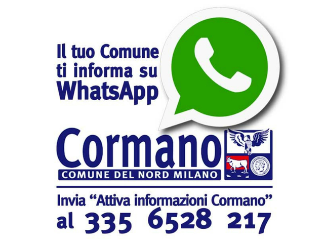 Nuovo servizio di messaggistica istantanea  a Cormano