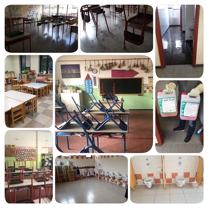 Operazione scuole pulite