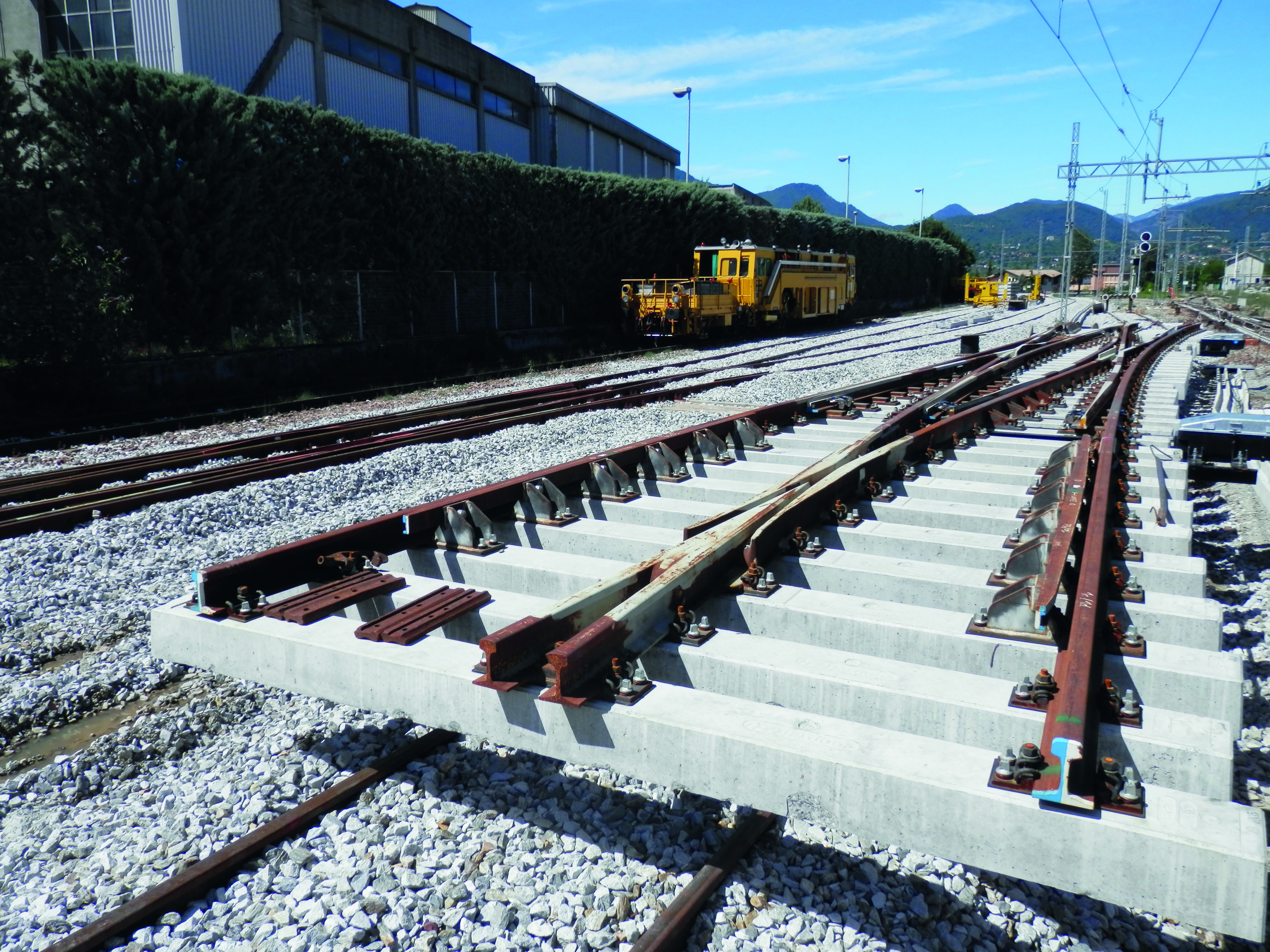 Lavori notturni lungo la sede ferroviaria