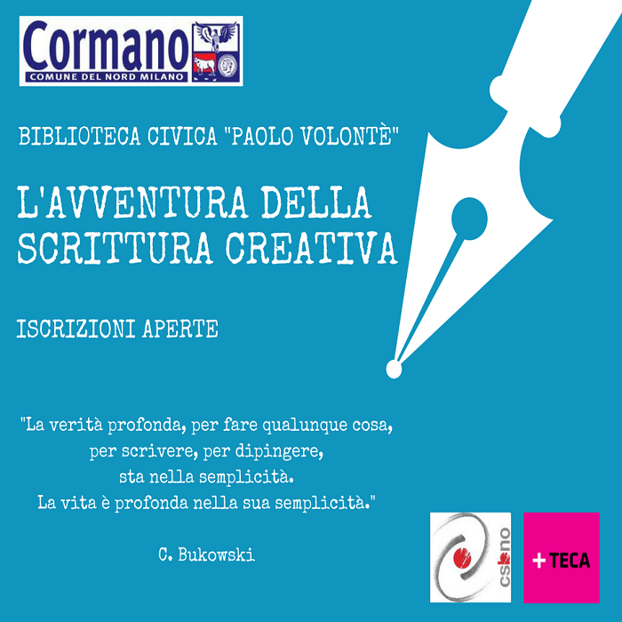 Laboratorio di scrittura creativa, adesioni al via
