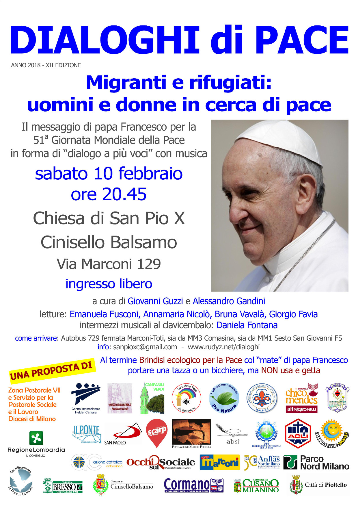 “Dialoghi di pace”: parole e musica per un mondo migliore