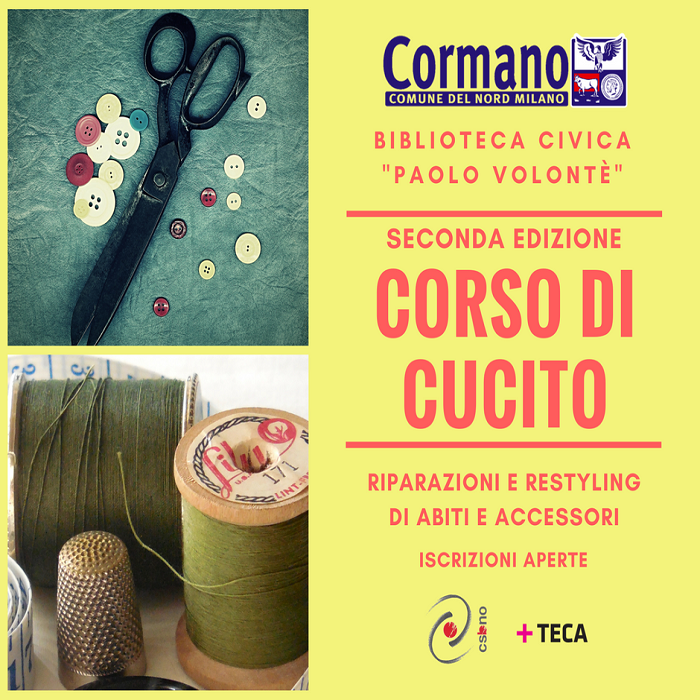 A grande richiesta torna il corso di cucito