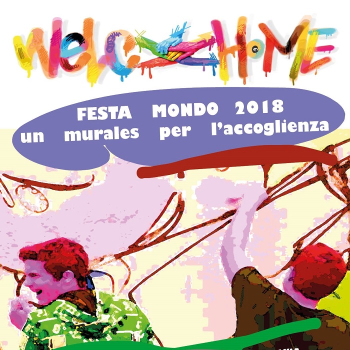 Festa Mondo 2018: un murales per l'accoglienza