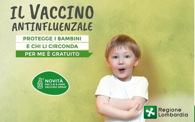 Vaccino antinfluenzale gratuito per i bambini
