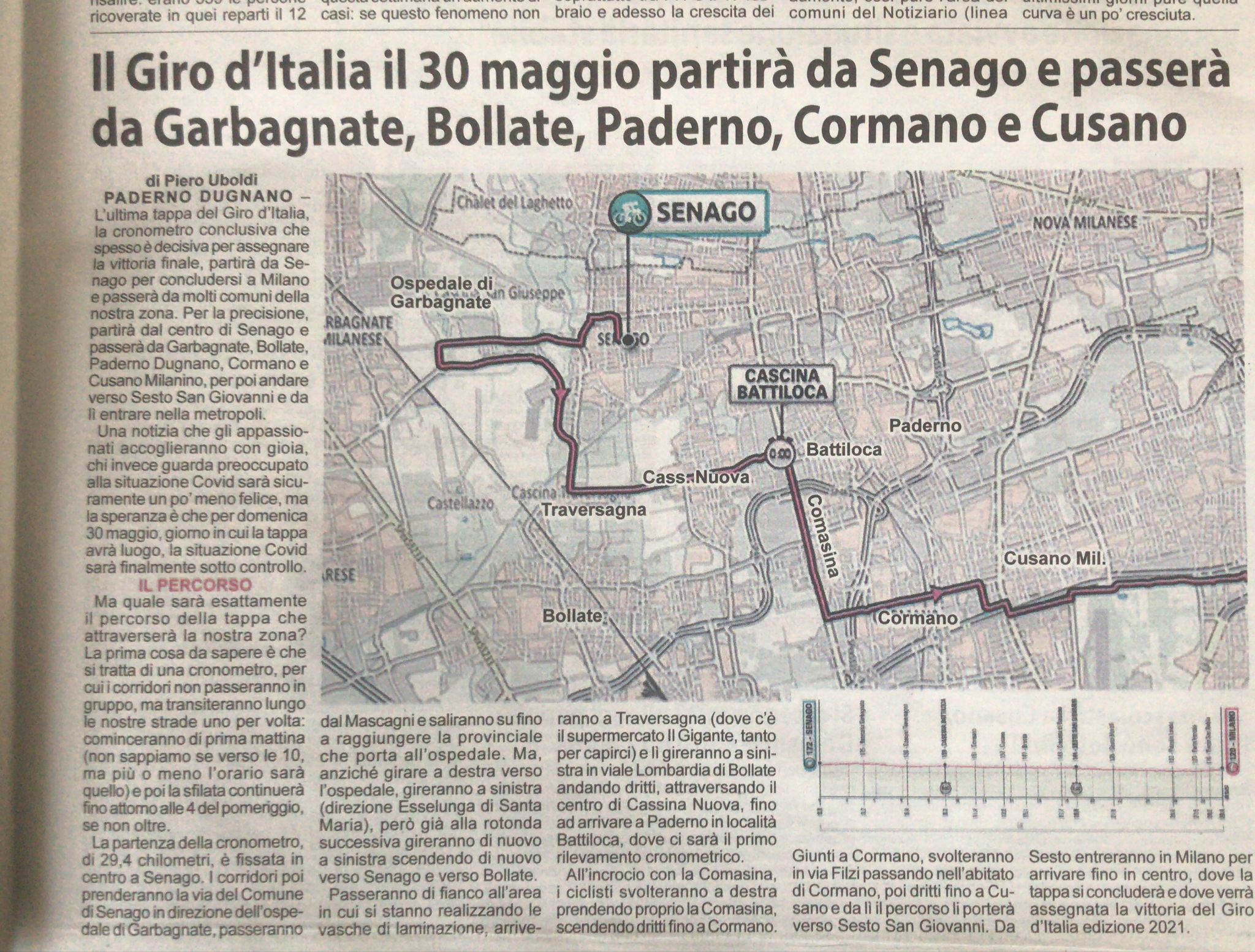 30 maggio in rosa per Cormano