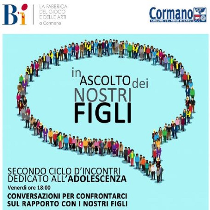  “In ascolto dei nostri figli”: secondo ciclo di incontri dedicati all'adolescenza
