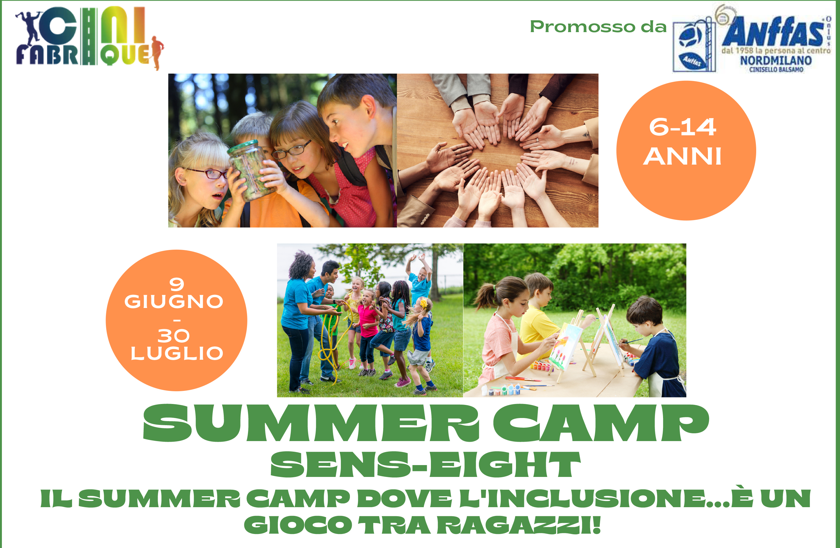 Summer Camp Sens-Eight dove l’inclusione... è un gioco tra ragazzi!