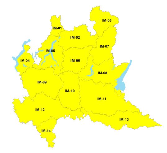 Allerta meteo: codice giallo per rischio vento forte