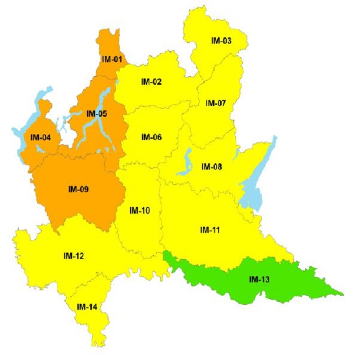Aggiornamento allerta meteo